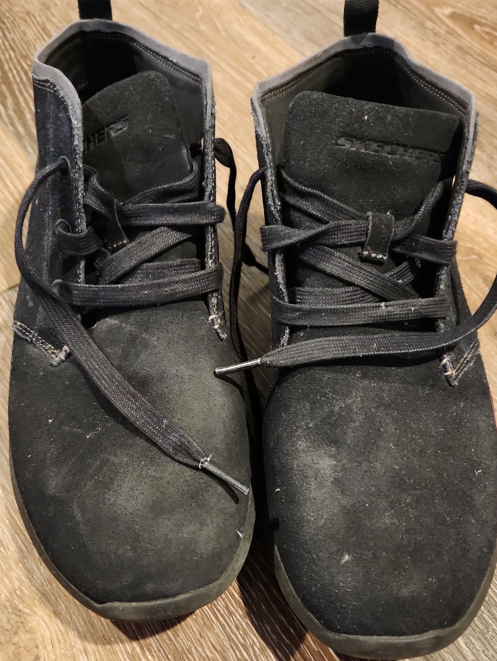Skechers Black Mens Boots